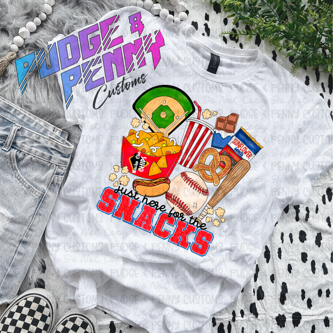 Baseball Just Here for the Snacks