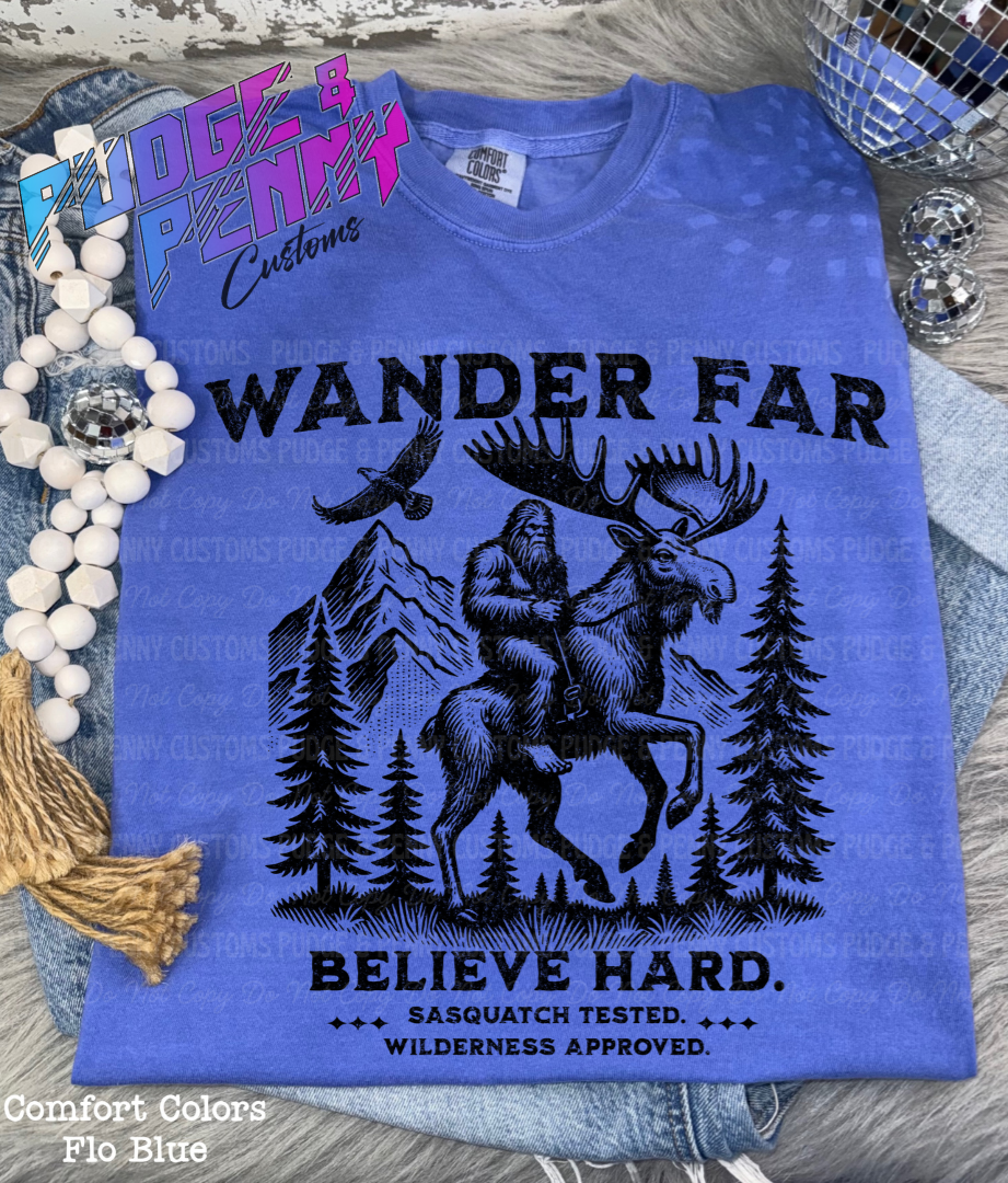 Wander Far Believe Hard