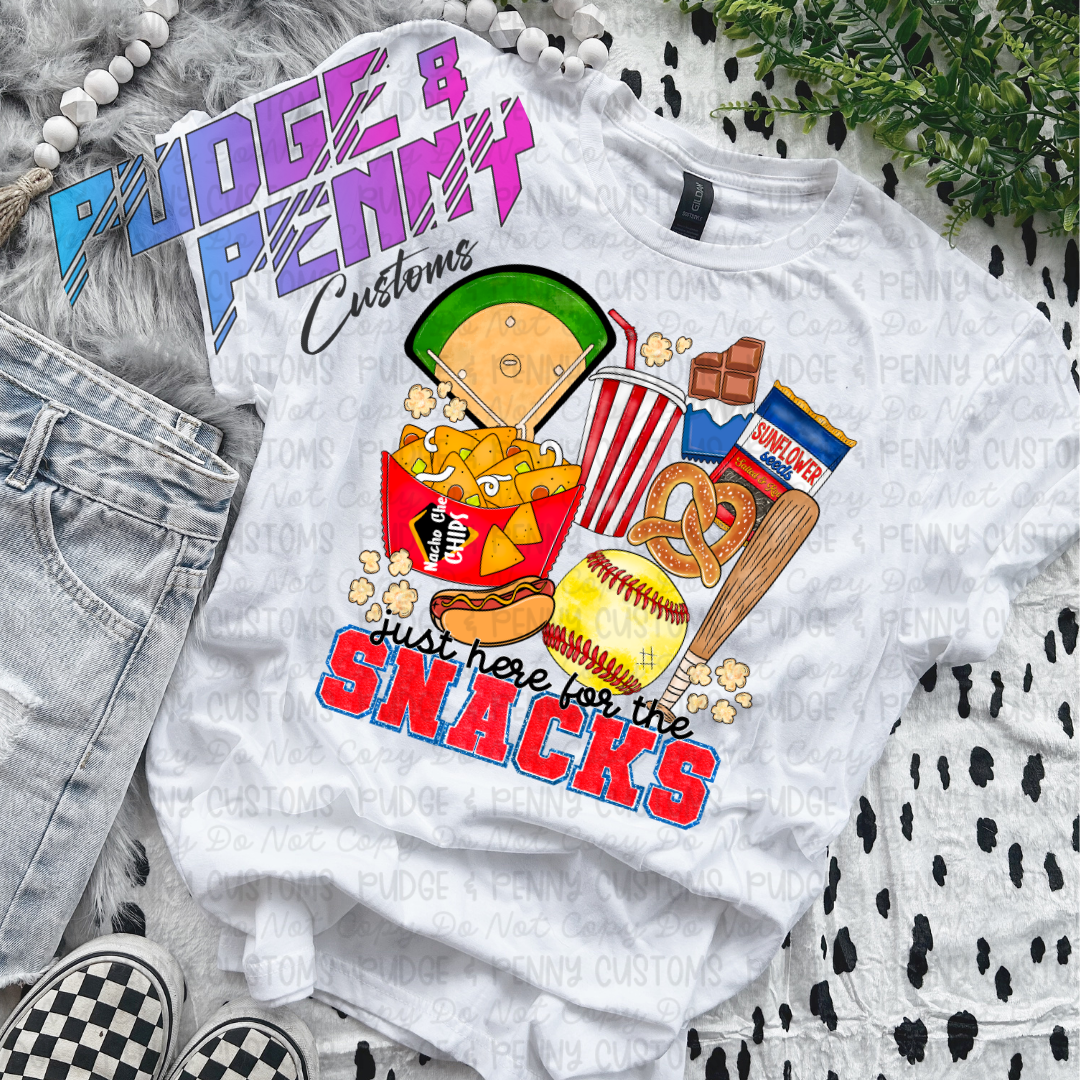 Softball Just Here for the Snacks