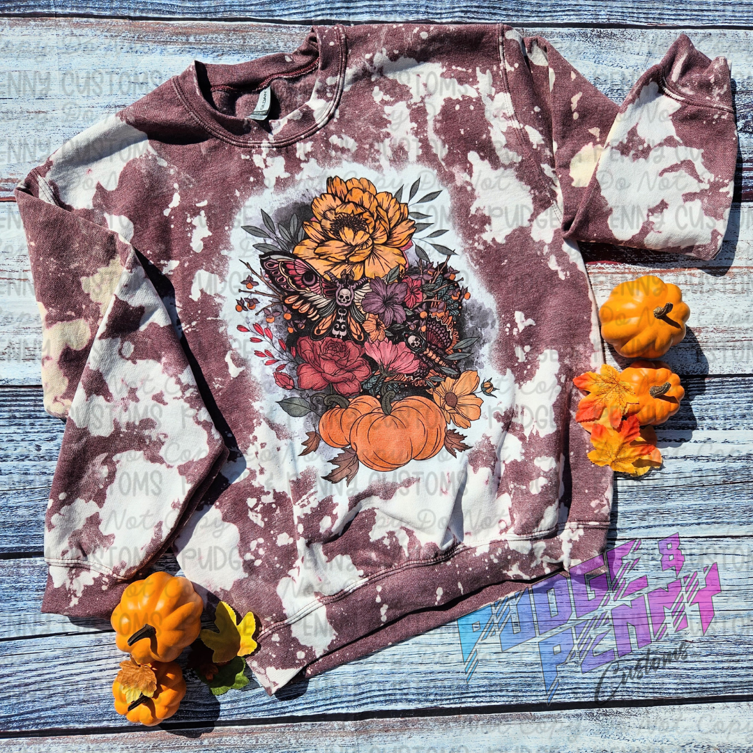 Fall Pumpkins and Moth