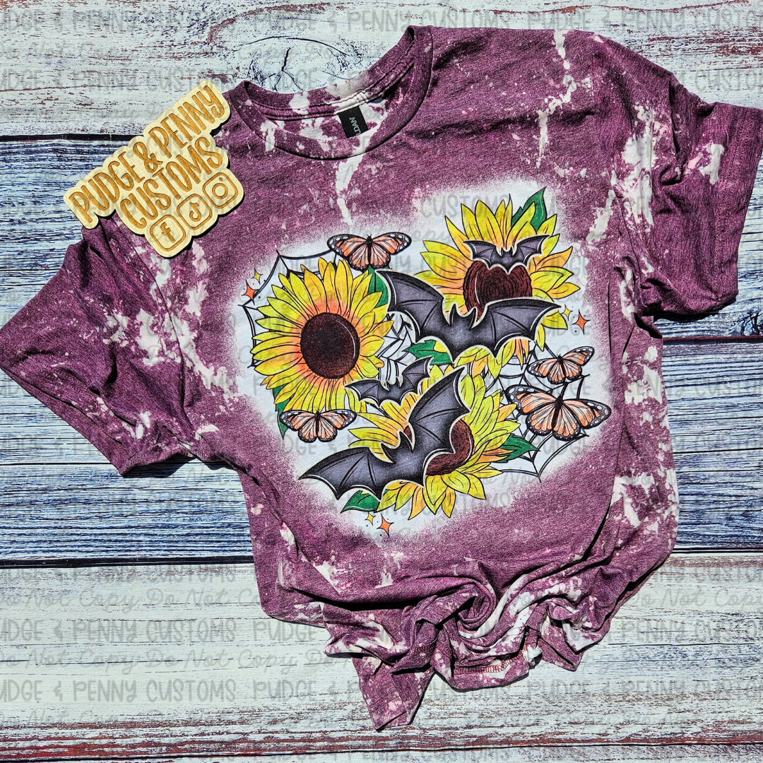 Sunflowers, Butterflies, and Bats