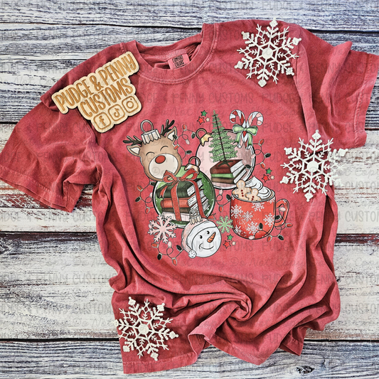 Books and Christmas Collage | RTS | Size L