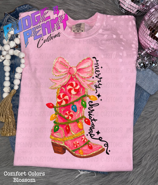 Merry Christmas Boot