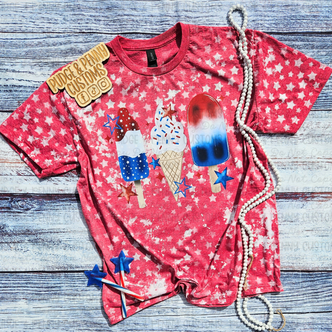 Red, White, and Blue Popsicles | RTS | Size L