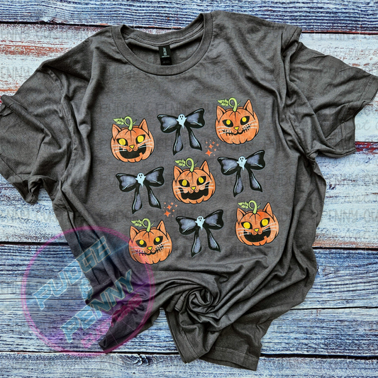 Vintage Pumpkin Kitties | RTS | Size L