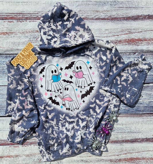 Ghostie Readers with Bats | Hoodie