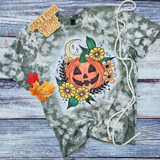 Floral Jack o Lantern