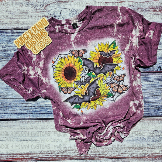 Sunflowers, Butterflies, and Bats | RTS | Size M